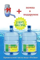 Минеральная вода торговой марки Регина