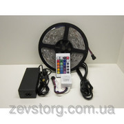 Светодиодная лента многоцветная RGB 5050 60LED 5 м.