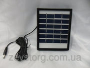 Солнечная панель Solar board 2W-6V+ mob. charger с возможностью заряжа