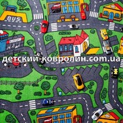 Детский коврик с дорогами City Life. Детский ковер на пол